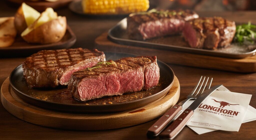 Legendary Steaks Menu